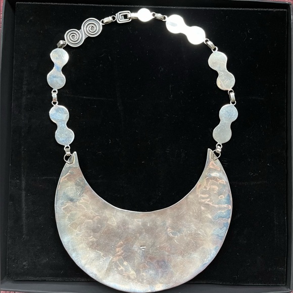 Stunning Sterling Silver Necklace. Handcrafted in Mexican *950* Silver! - Picture 2 of 10
